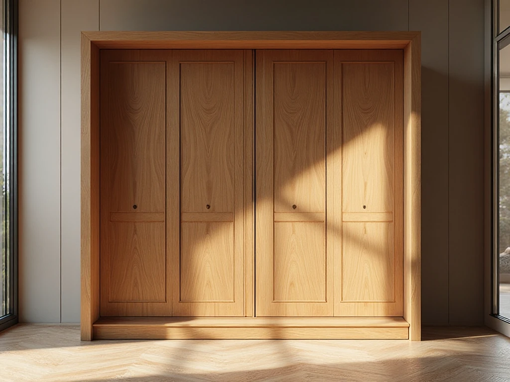 Mittatilaushuonekalu kaappi massiivipuusta